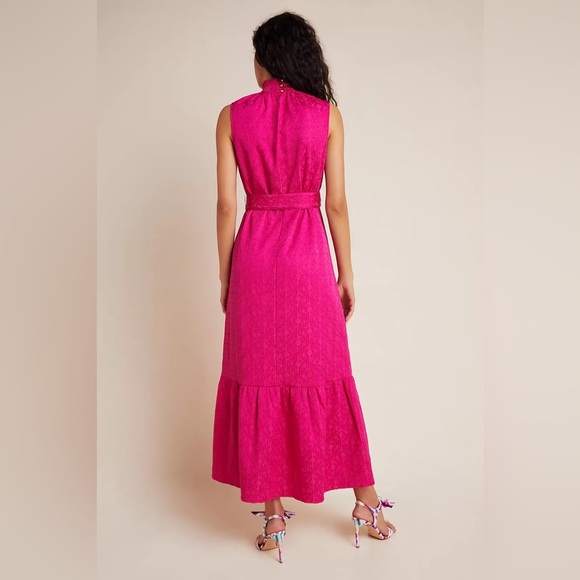 AMADI Anthropologie Andresa Flounced Midi Dress (6) - Picture 3 of 3